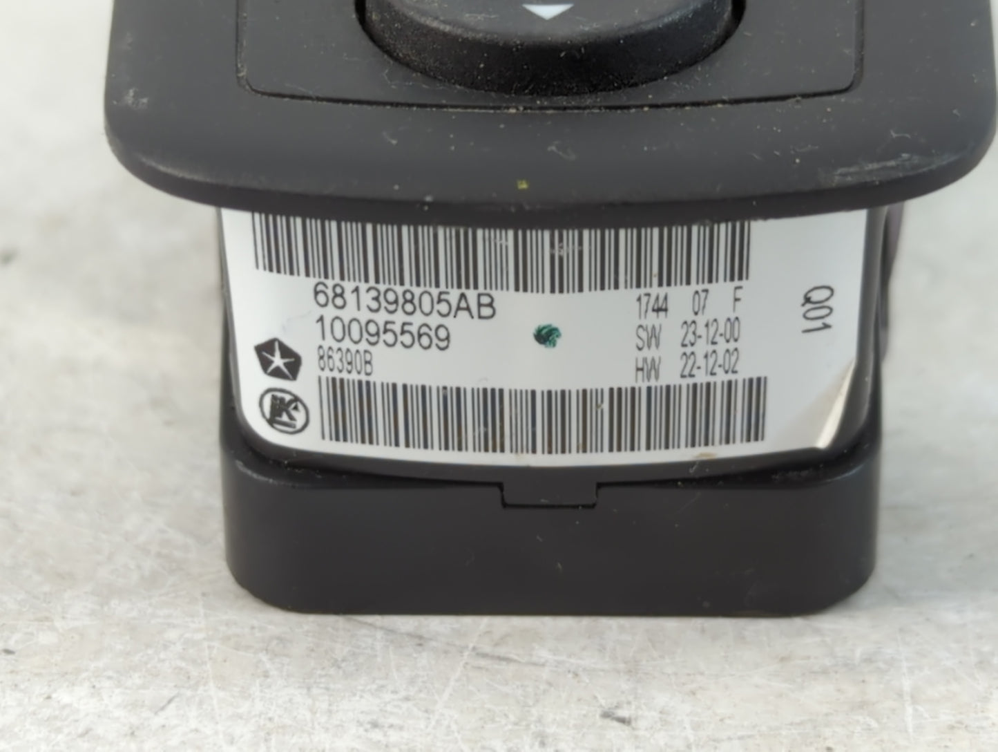 2011-2019 Dodge Journey Master Power Window Switch Replacement Driver Side Left P/N:68139805AB Fits OEM Used Auto Parts - Oe