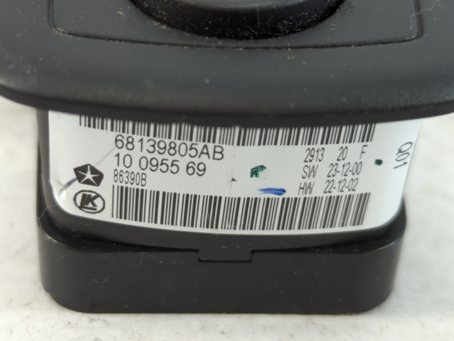 2011-2019 Dodge Journey Master Power Window Switch Replacement Driver Side Left P/N:68139805AB Fits OEM Used Auto Parts - Oe