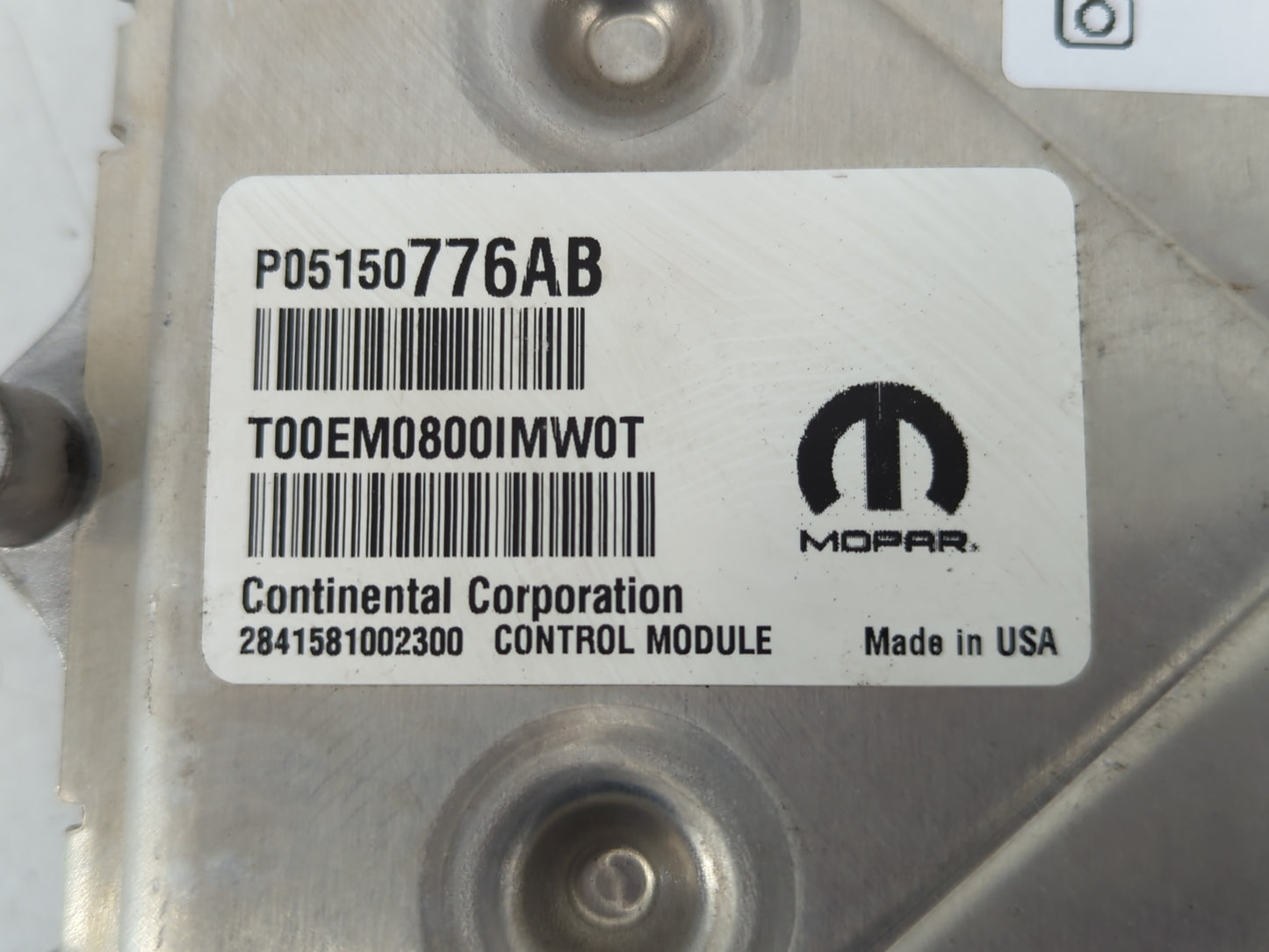 2014 Dodge Journey PCM Engine Control Computer ECU ECM PCU OEM P/N:P05150776AB Fits OEM Used Auto Parts - Oemusedautoparts1.