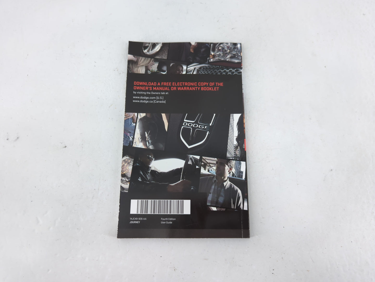 2014 Dodge Journey Owners Manual Book Guide P/N:14JC49-926-AA OEM Used Auto Parts - Oemusedautoparts1.com