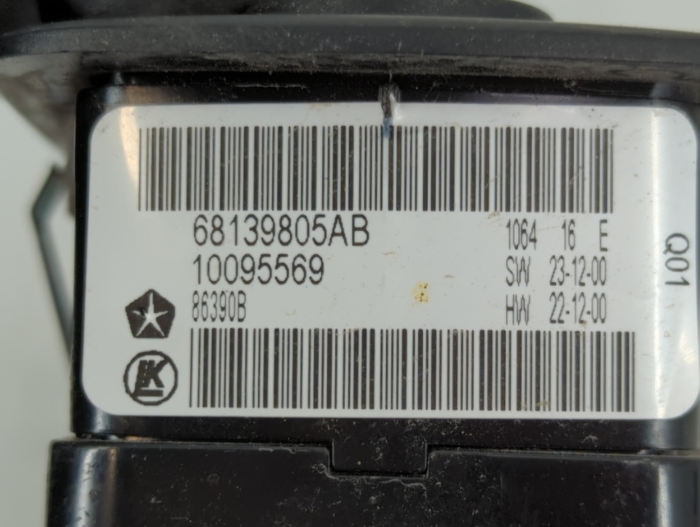 2018-2019 Dodge Journey Master Power Window Switch Replacement Driver Side Left P/N:68139805AB Fits Fits 2013 2014 2018 2019