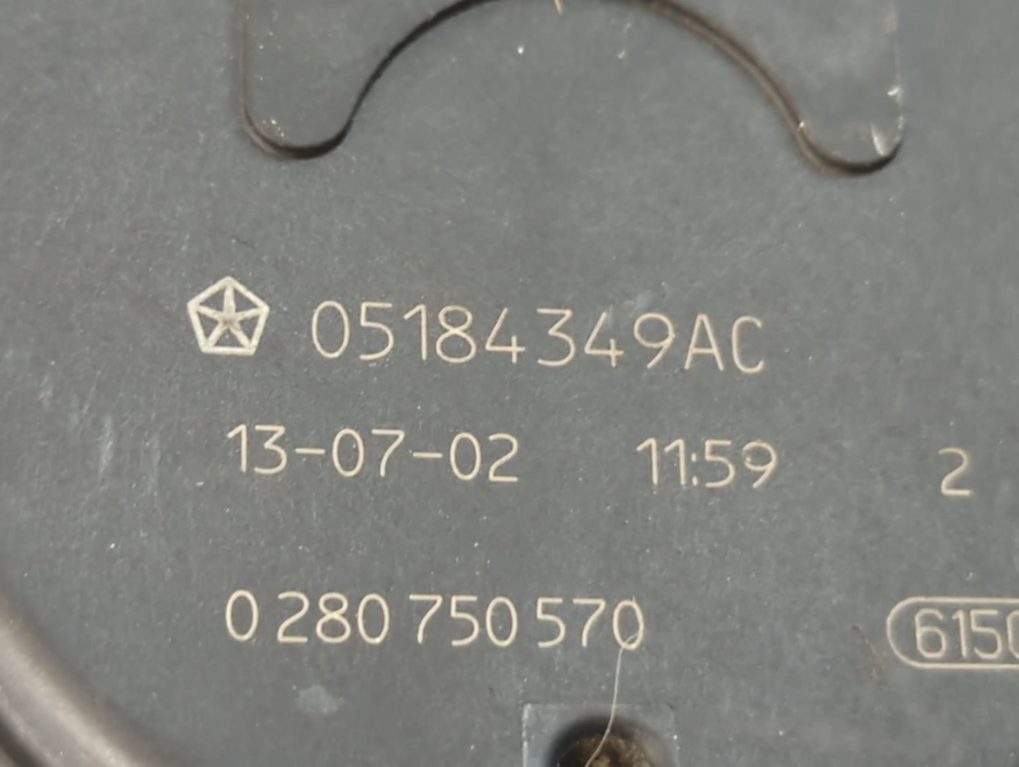 2011-2019 Dodge Journey Throttle Body P/N:0280750570 05184349AC Fits OEM Used Auto Parts - Oemusedautoparts1.com