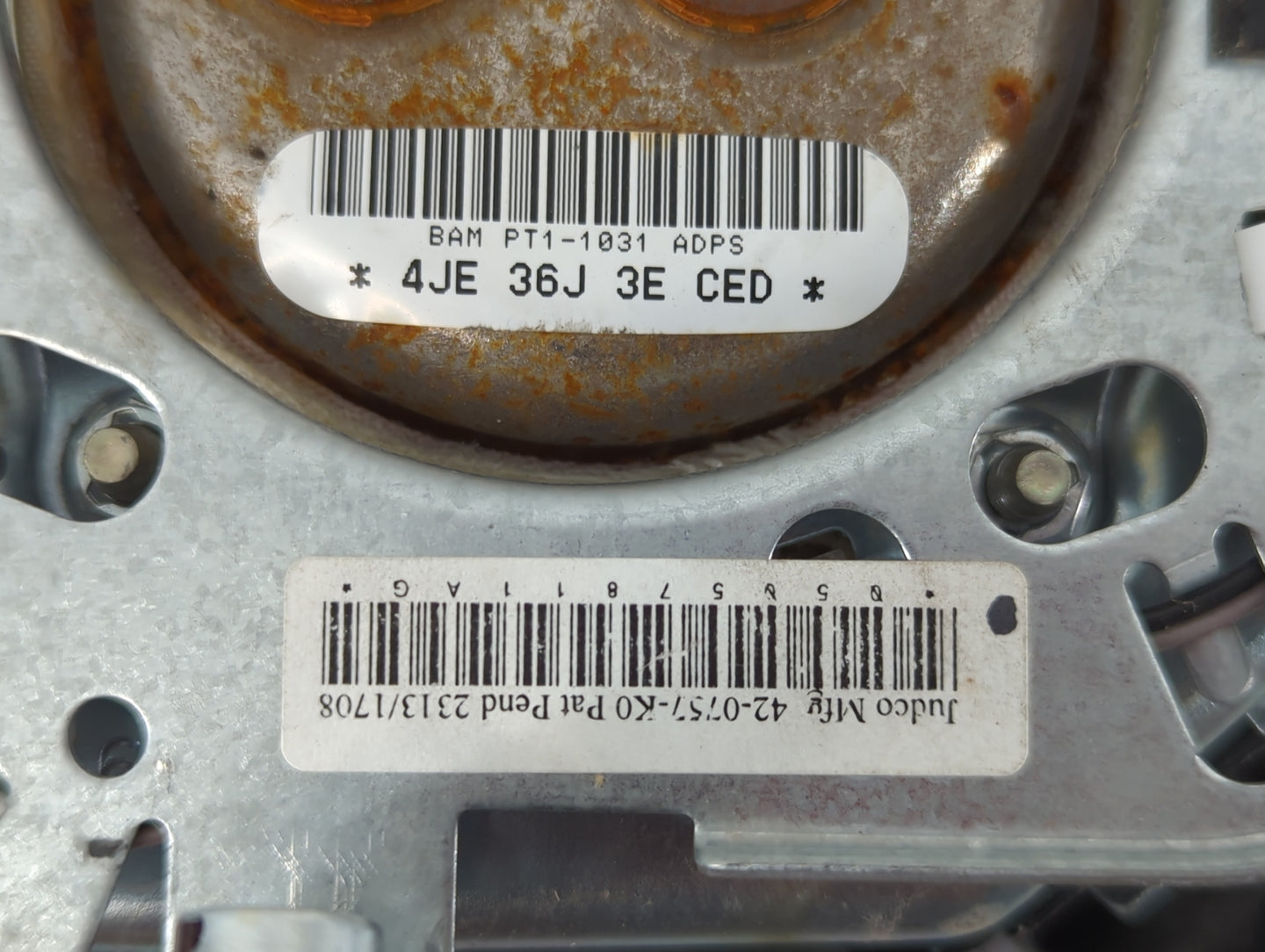 2013-2019 Dodge Journey Air Bag Driver Left Steering Wheel Mounted P/N:4JE 36J 3E Fits Fits 2013 2014 2015 2016 2017 2018 20