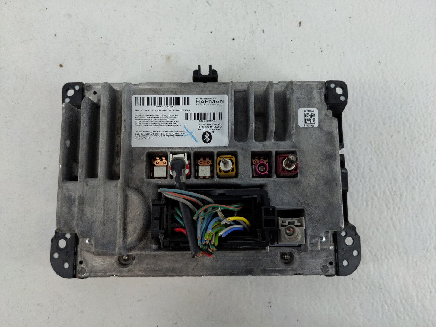2014 Dodge Ram 1500 Radio AM FM Cd Player Receiver Replacement P/N:68224525AC Fits OEM Used Auto Parts - Oemusedautoparts1.c