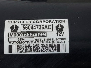 2014 Dodge Ram 1500 Car Starter Motor Solenoid OEM P/N:56044736AC Fits OEM Used Auto Parts