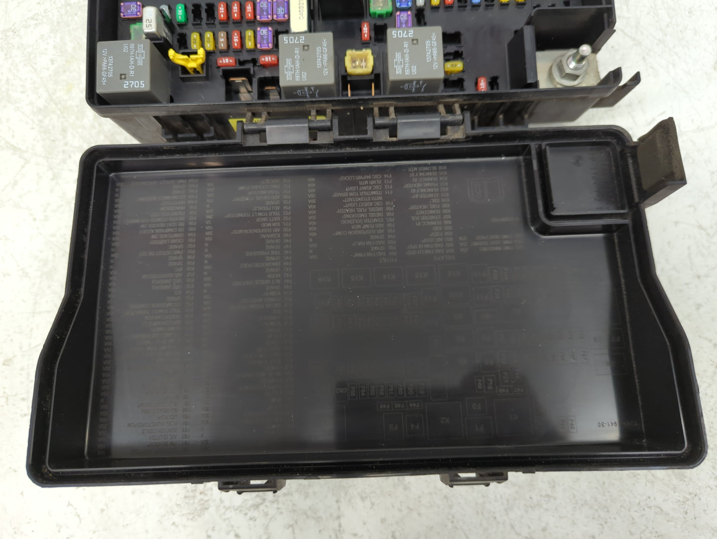 2014 Dodge Ram 1500 Fusebox Fuse Box Panel Relay Module P/N:P68089578AE Fits OEM Used Auto Parts - Oemusedautoparts1.com