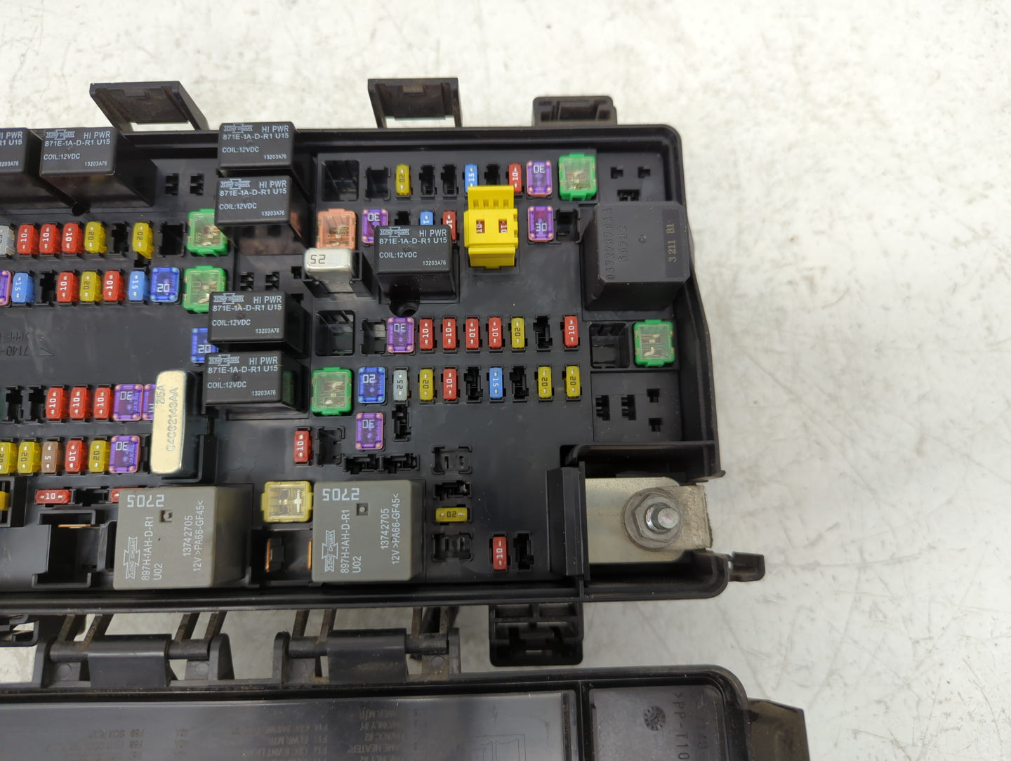 2014 Dodge Ram 1500 Fusebox Fuse Box Panel Relay Module P/N:P68089578AE Fits OEM Used Auto Parts - Oemusedautoparts1.com