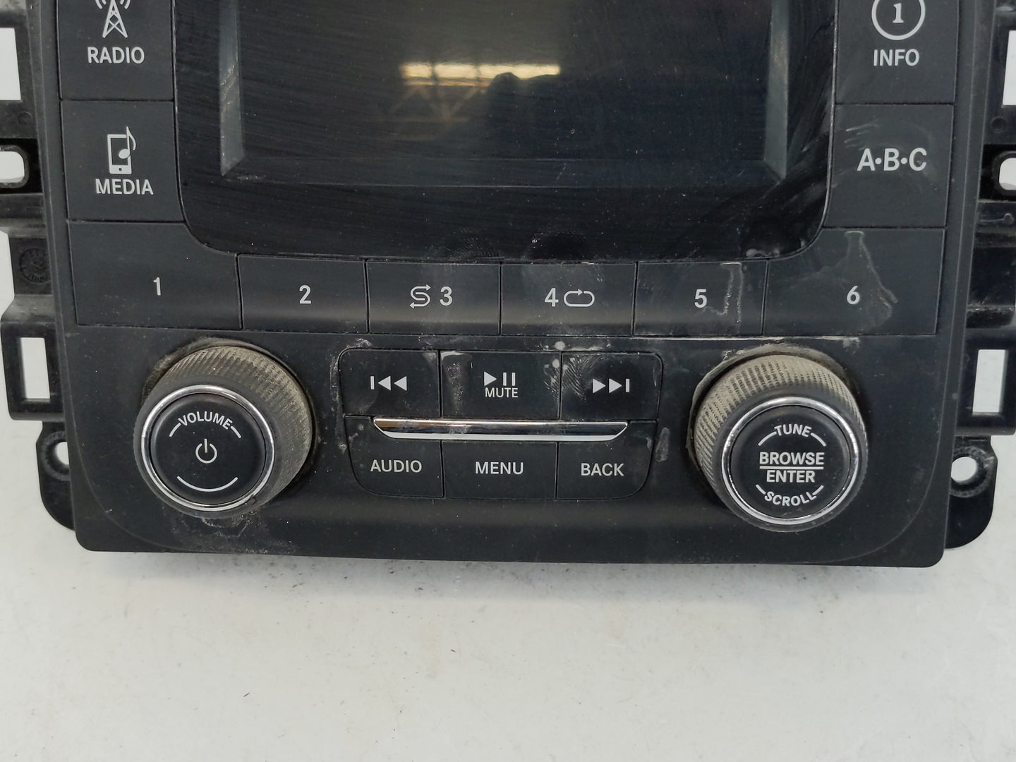 2014 Dodge Ram 1500 Radio AM FM Cd Player Receiver Replacement P/N:P68226683AA Fits OEM Used Auto Parts - Oemusedautoparts1.