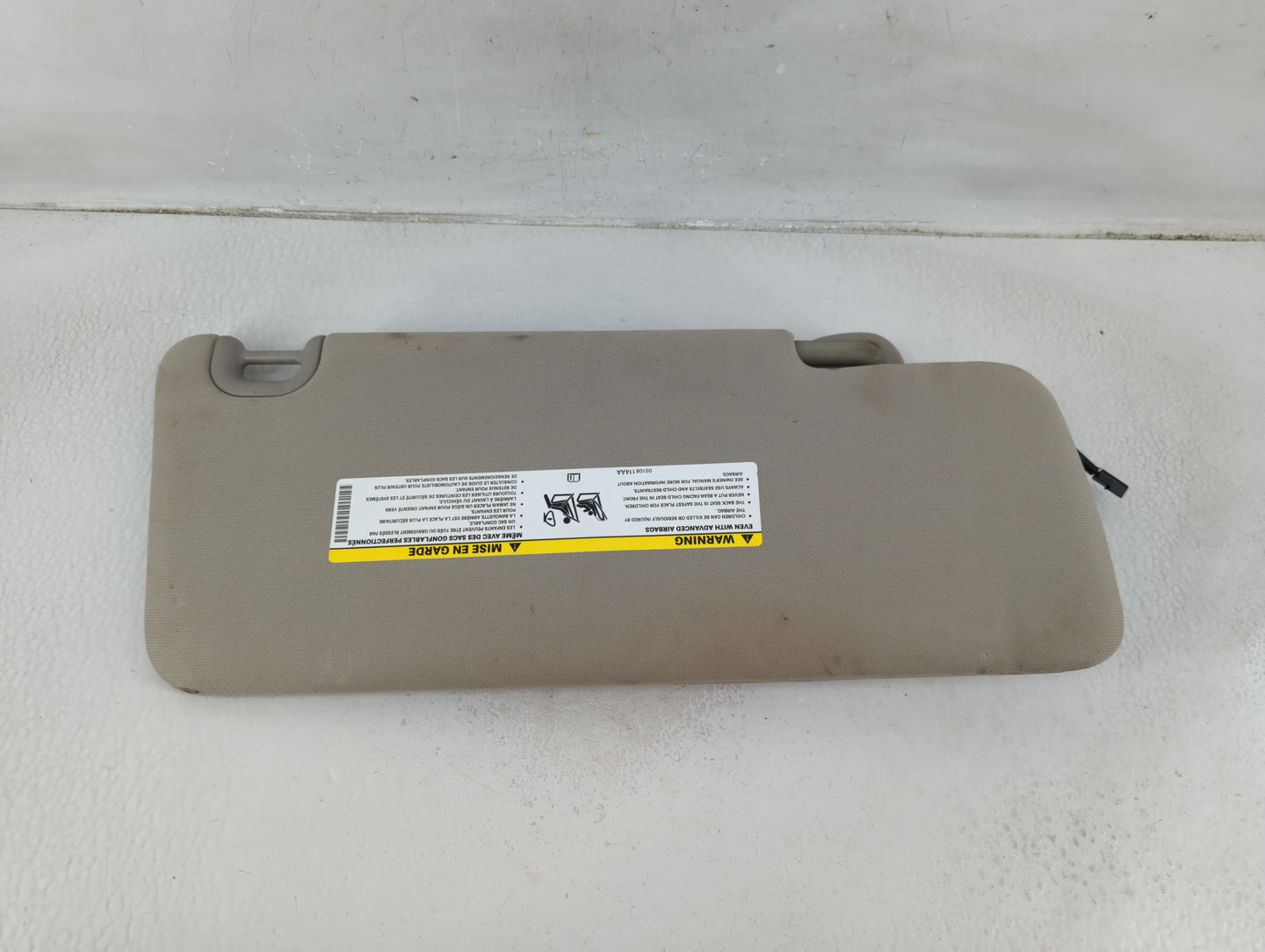 2014 Dodge Ram 1500 Sun Visor Shade Replacement Driver Left Mirror Fits Fits 2013 2015 2016 2017 2018 OEM Used Auto Parts - 