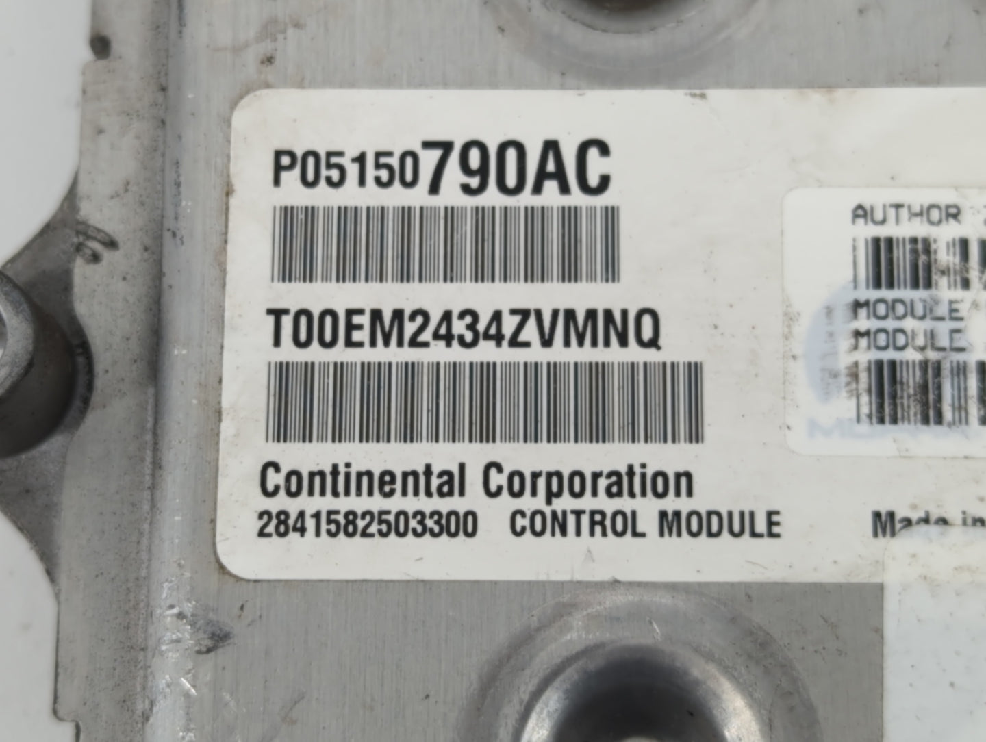 2014 Dodge Ram 1500 PCM Engine Control Computer ECU ECM PCU OEM P/N:P05150790AC Fits OEM Used Auto Parts - Oemusedautoparts1