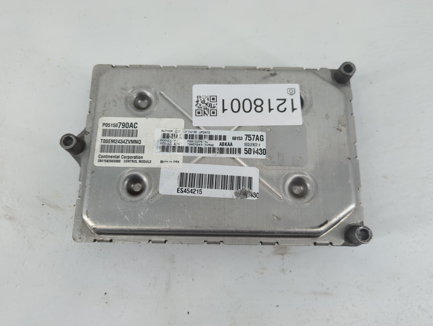2014 Dodge Ram 1500 PCM Engine Control Computer ECU ECM PCU OEM P/N:P05150790AC Fits OEM Used Auto Parts - Oemusedautoparts1