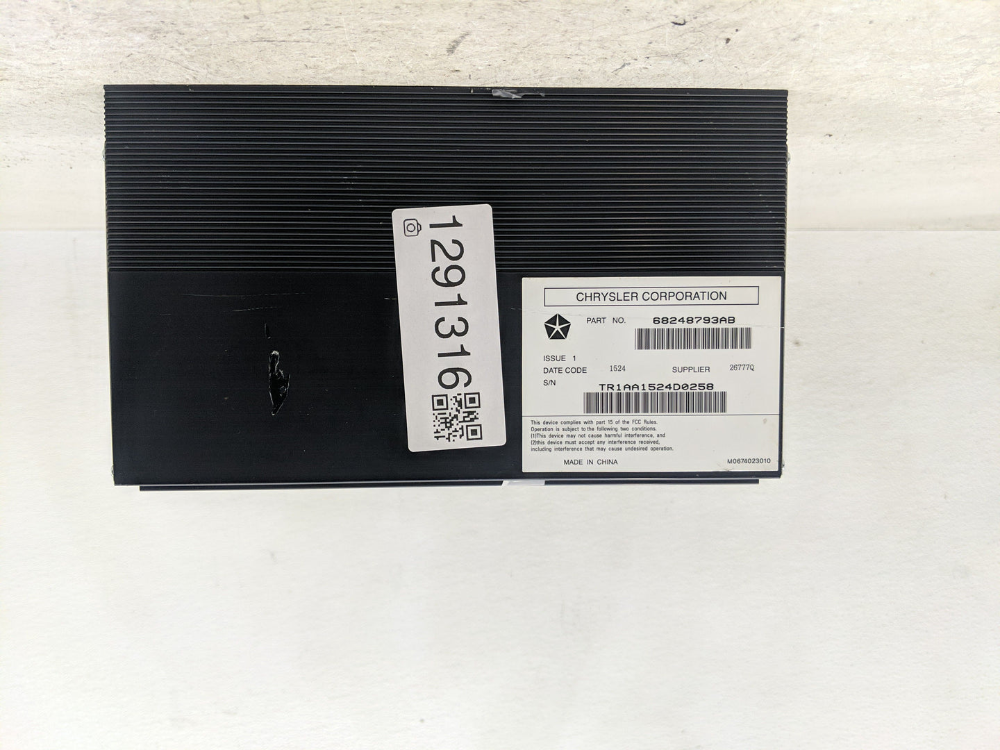 2014 Dodge Ram 1500 Radio AM FM Cd Player Receiver Replacement P/N:68248793AB Fits OEM Used Auto Parts - Oemusedautoparts1.c