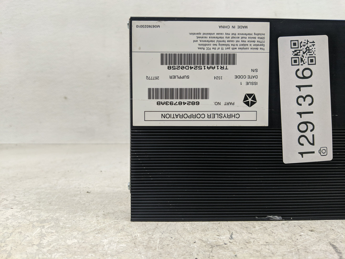 2014 Dodge Ram 1500 Radio AM FM Cd Player Receiver Replacement P/N:68248793AB Fits OEM Used Auto Parts - Oemusedautoparts1.c