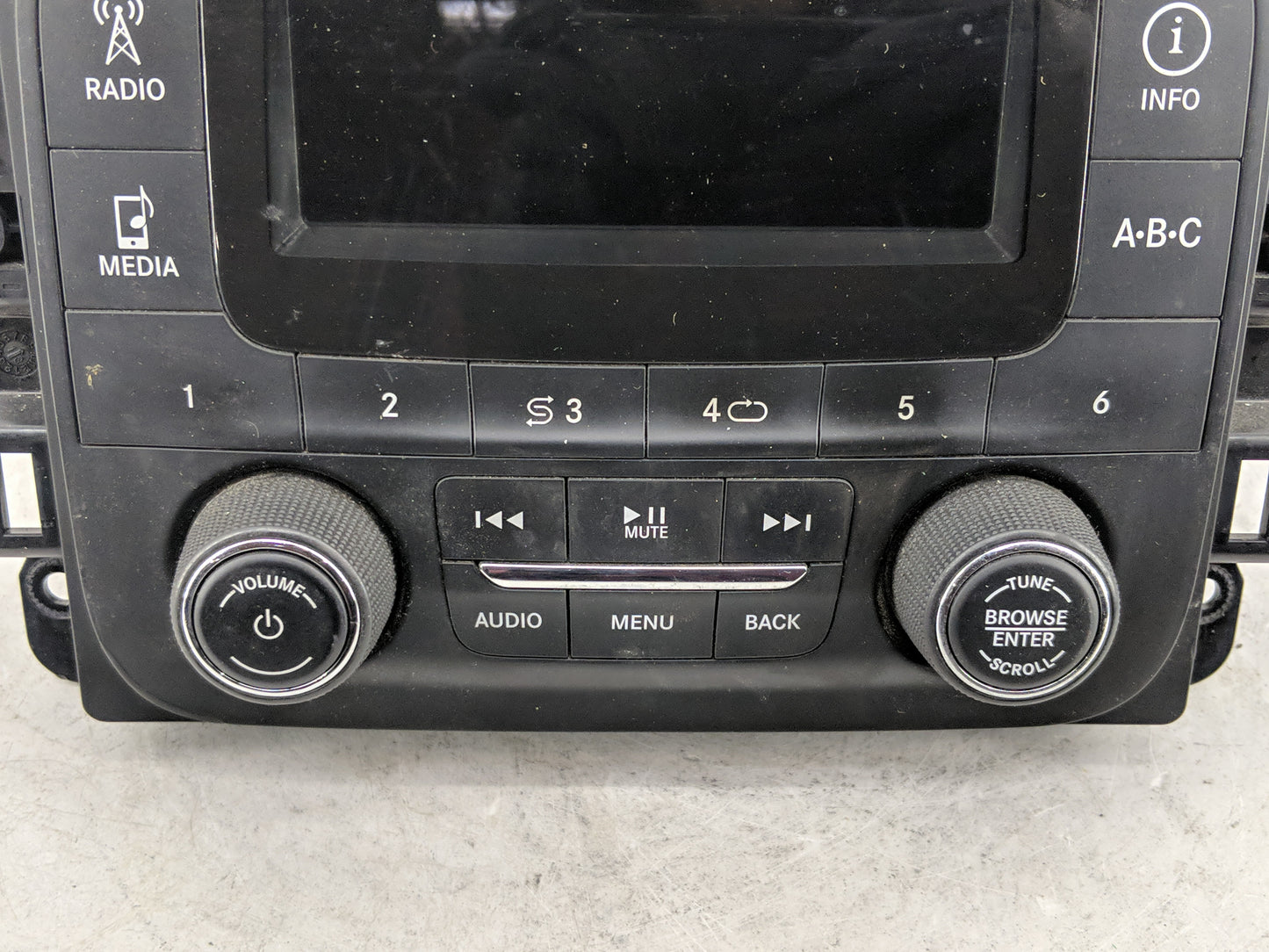 2014 Dodge Ram 1500 Radio AM FM Cd Player Receiver Replacement P/N:P68226683AA Fits OEM Used Auto Parts - Oemusedautoparts1.