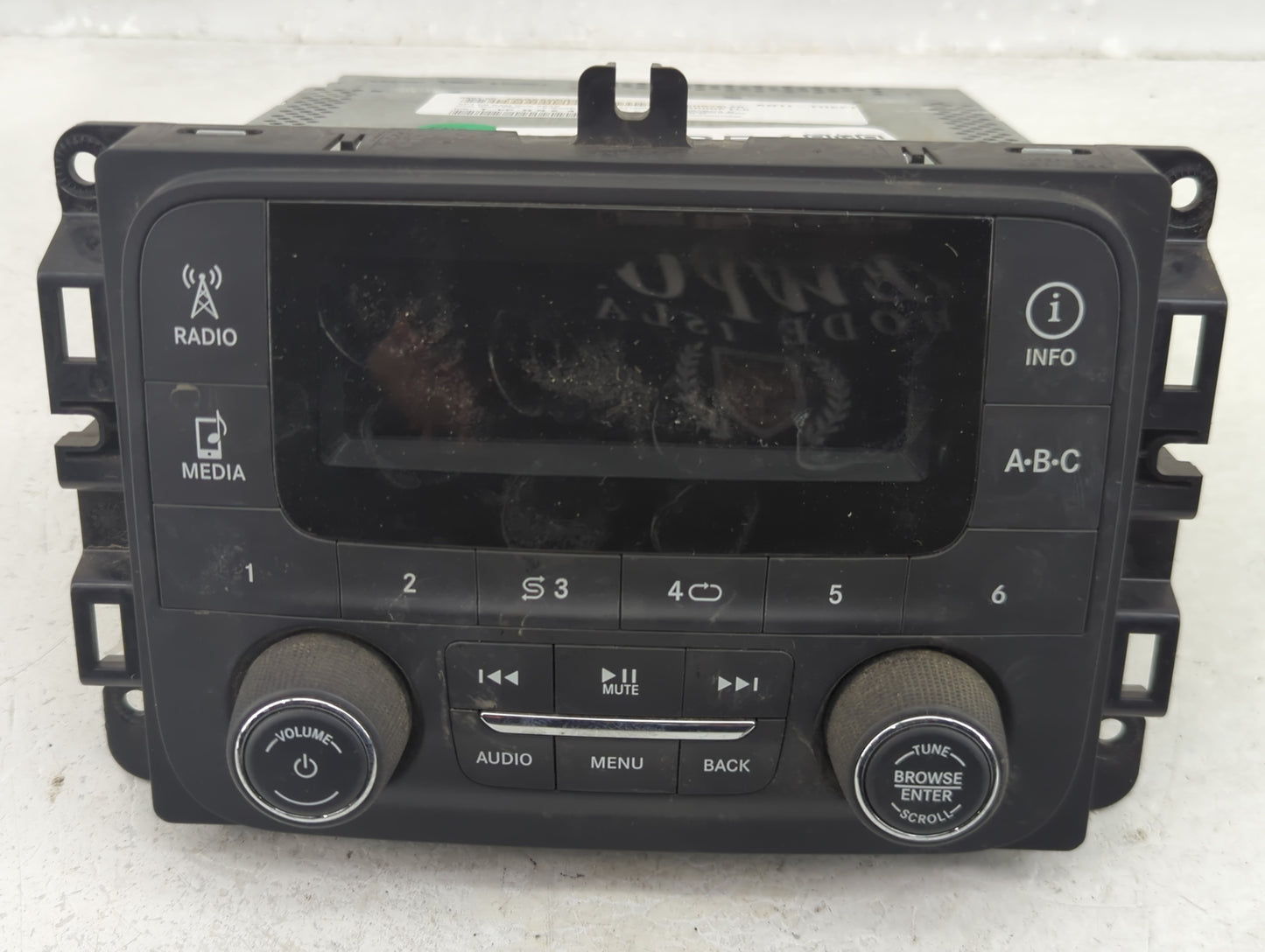 2014 Dodge Ram 1500 Radio AM FM Cd Player Receiver Replacement P/N:P68226683AA Fits OEM Used Auto Parts - Oemusedautoparts1.