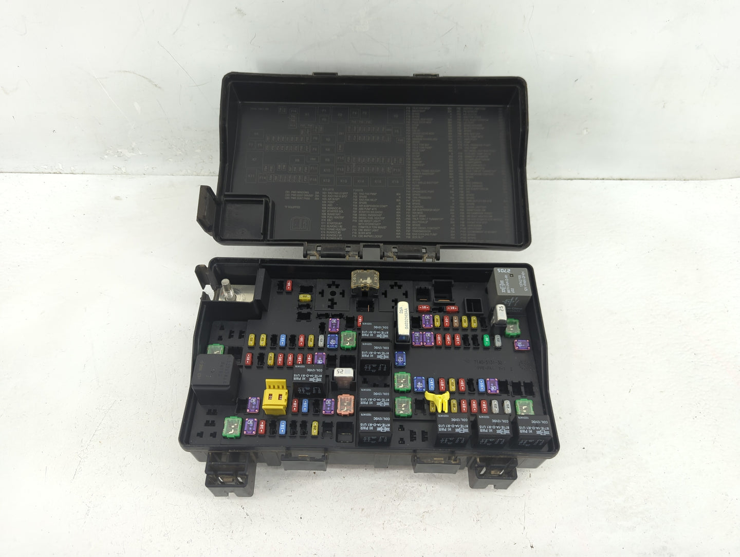 2014 Dodge Ram 1500 Fusebox Fuse Box Panel Relay Module P/N:P68089578AG Fits OEM Used Auto Parts - Oemusedautoparts1.com