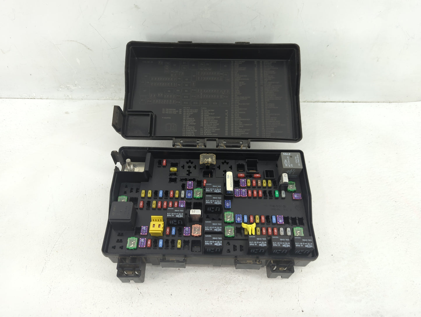 2014 Dodge Ram 1500 Fusebox Fuse Box Panel Relay Module P/N:P68089578AG Fits OEM Used Auto Parts - Oemusedautoparts1.com