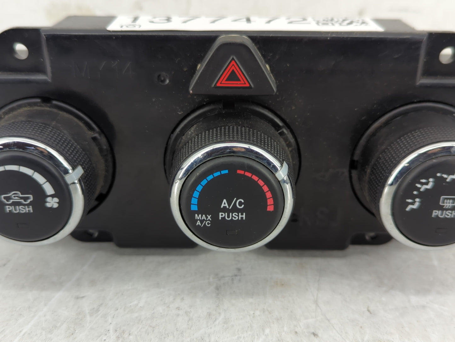 2014 Dodge Ram 1500 Climate Control Module Temperature AC/Heater Replacement P/N:68239170AA Fits OEM Used Auto Parts - Oemus
