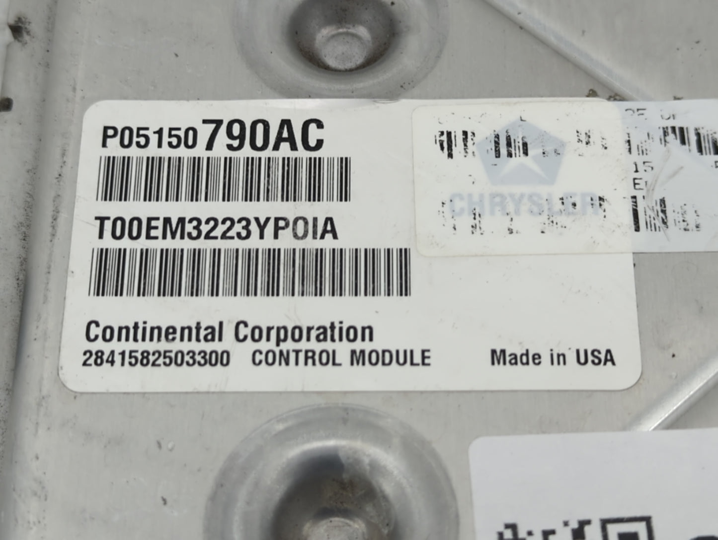 2014 Dodge Ram 1500 PCM Engine Control Computer ECU ECM PCU OEM P/N:05150790AC Fits OEM Used Auto Parts - Oemusedautoparts1.