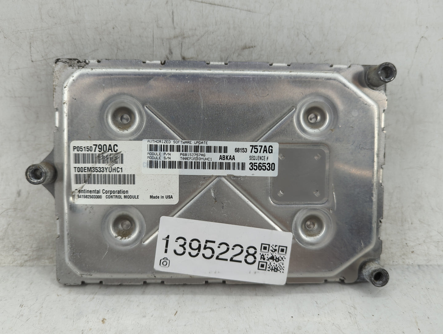 2014 Dodge Ram 1500 PCM Engine Control Computer ECU ECM PCU OEM P/N:05150790AC Fits OEM Used Auto Parts - Oemusedautoparts1.