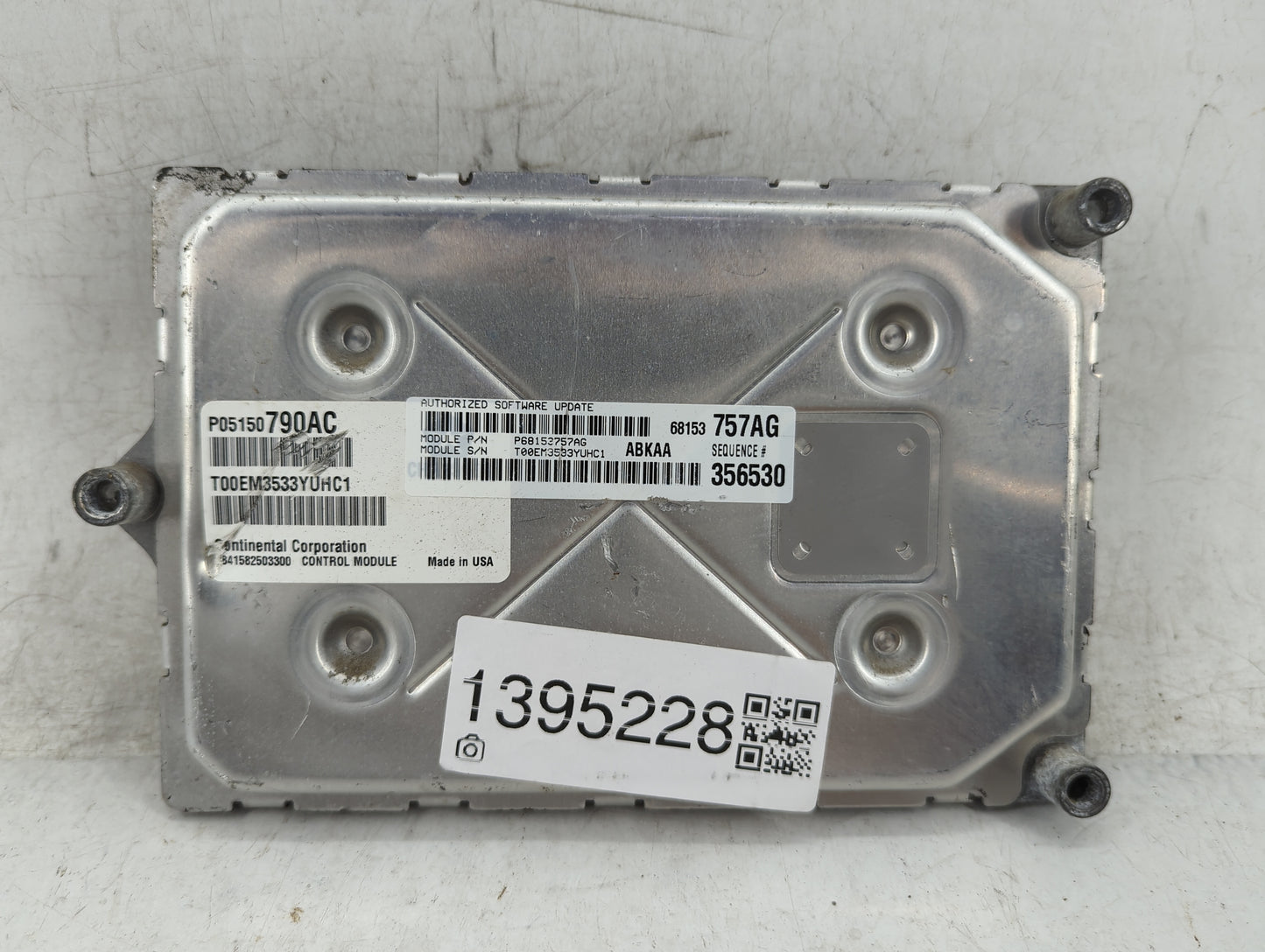 2014 Dodge Ram 1500 PCM Engine Control Computer ECU ECM PCU OEM P/N:05150790AC Fits OEM Used Auto Parts - Oemusedautoparts1.