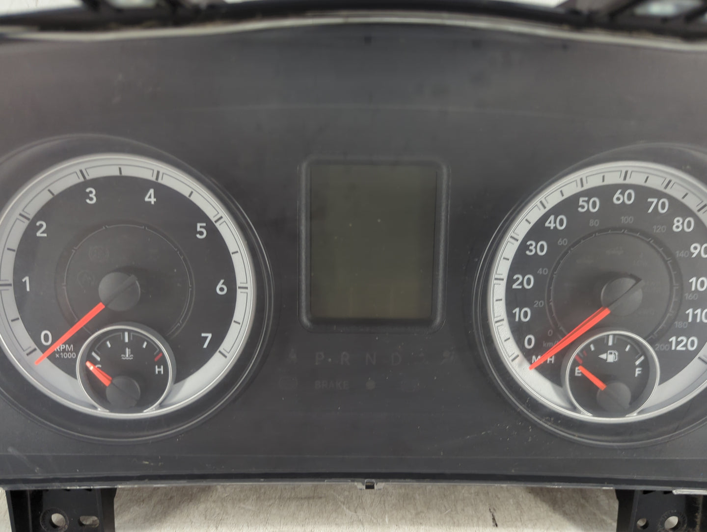 2014 Dodge Ram 1500 Instrument Cluster Speedometer Gauges Fits OEM Used Auto Parts - Oemusedautoparts1.com
