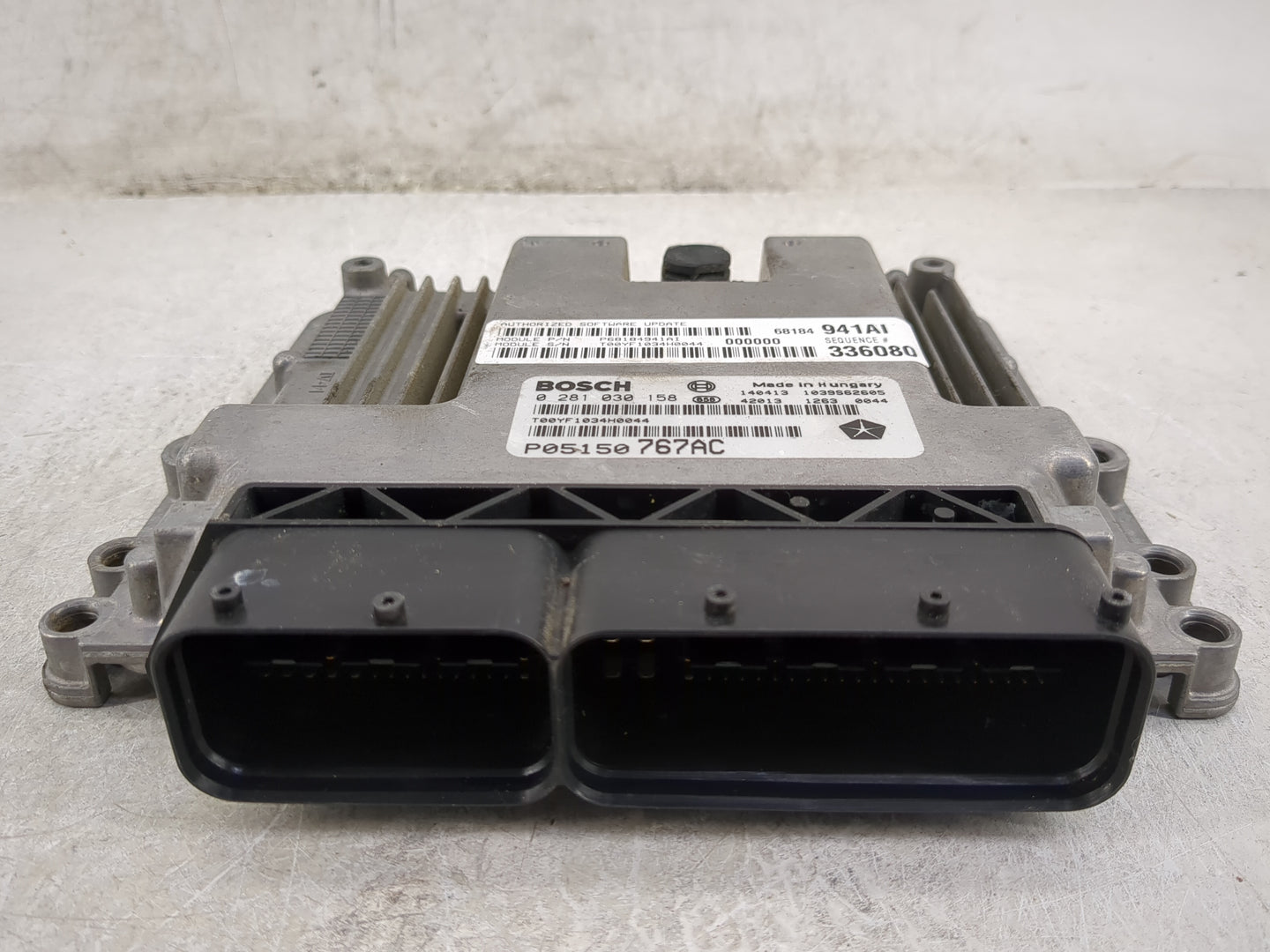 2014 Dodge Ram 1500 PCM Engine Control Computer ECU ECM PCU OEM P/N:P68184941AI T00YF1034H0044 Fits Fits 2015 2016 2017 2018