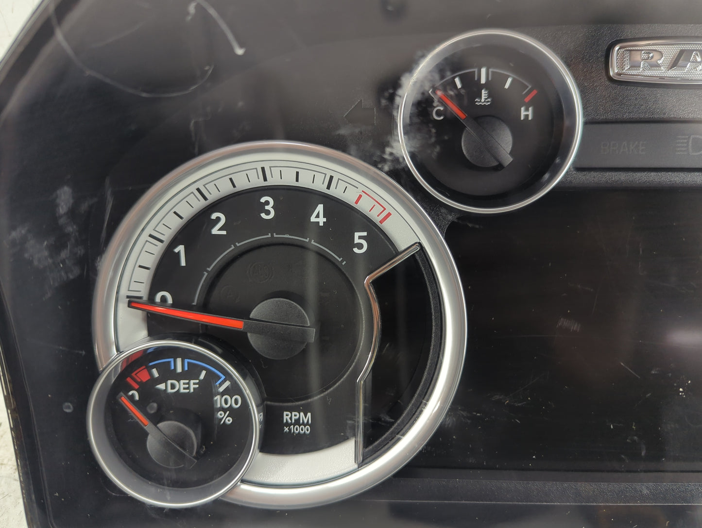 2014 Dodge Ram 1500 Instrument Cluster Speedometer Gauges P/N:P56054698AE A2C90351103 Fits OEM Used Auto Parts - Oemusedauto