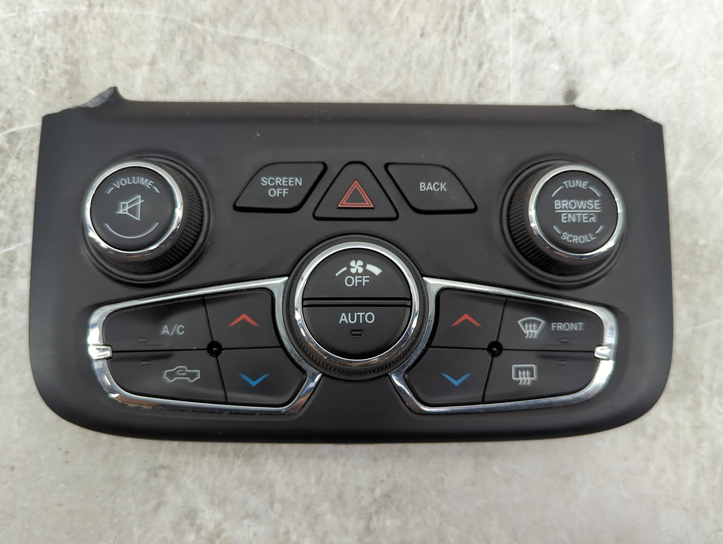 2014 Dodge Ram 1500 Climate Control Module Temperature AC/Heater Replacement P/N:1UJ97DX9AF 16336101 Fits OEM Used Auto Part