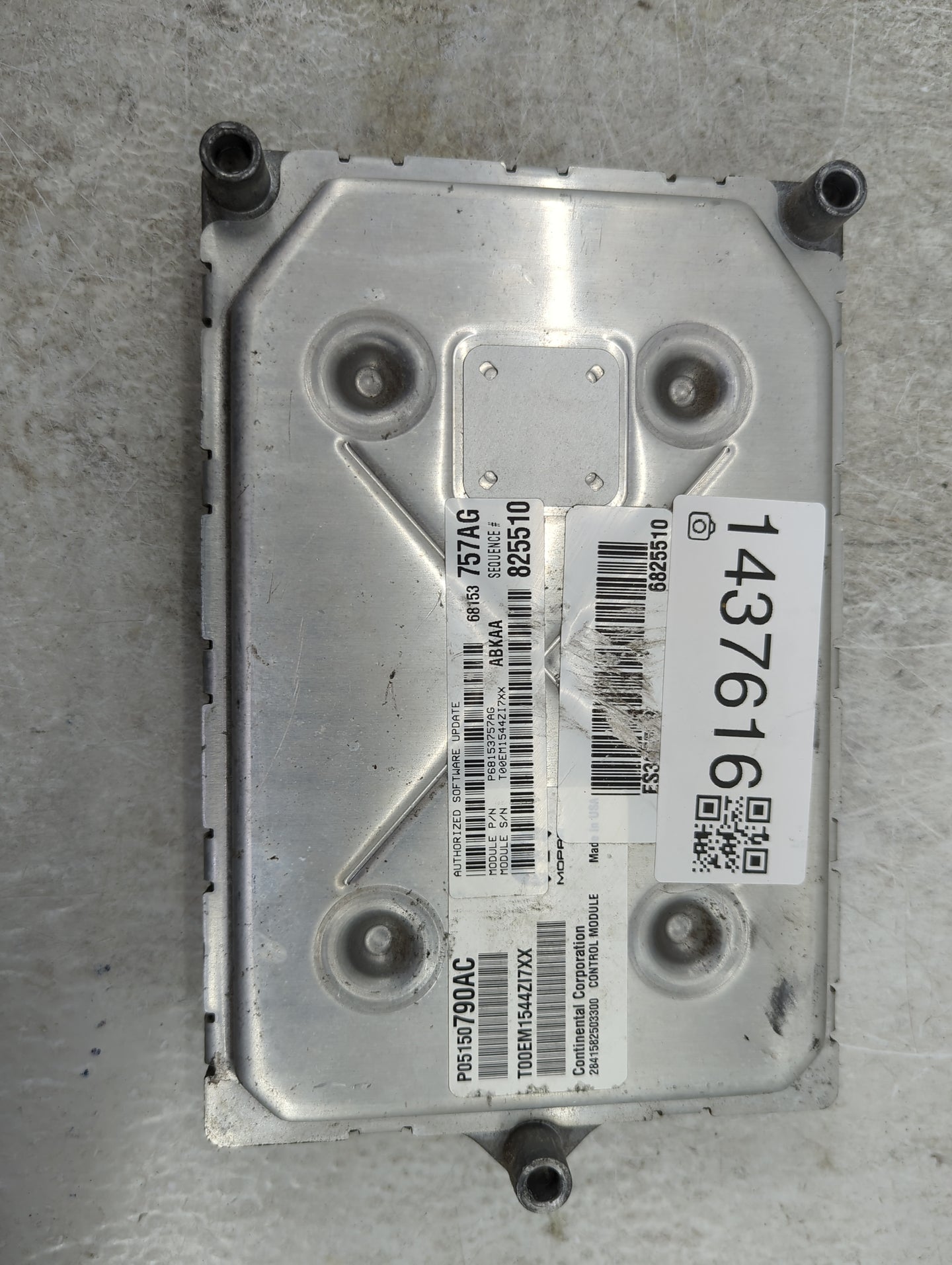 2014 Dodge Ram 1500 PCM Engine Control Computer ECU ECM PCU OEM P/N:P05150790AC 68153757AG, T00EM1544ZI7XX Fits OEM Used Aut