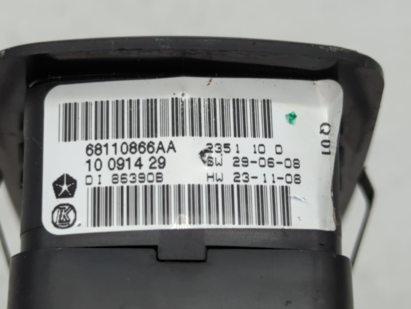 2014 Dodge Ram 1500 Master Power Window Switch Replacement Driver Side Left P/N:68148893AB P56046823AE Fits OEM Used Auto Pa
