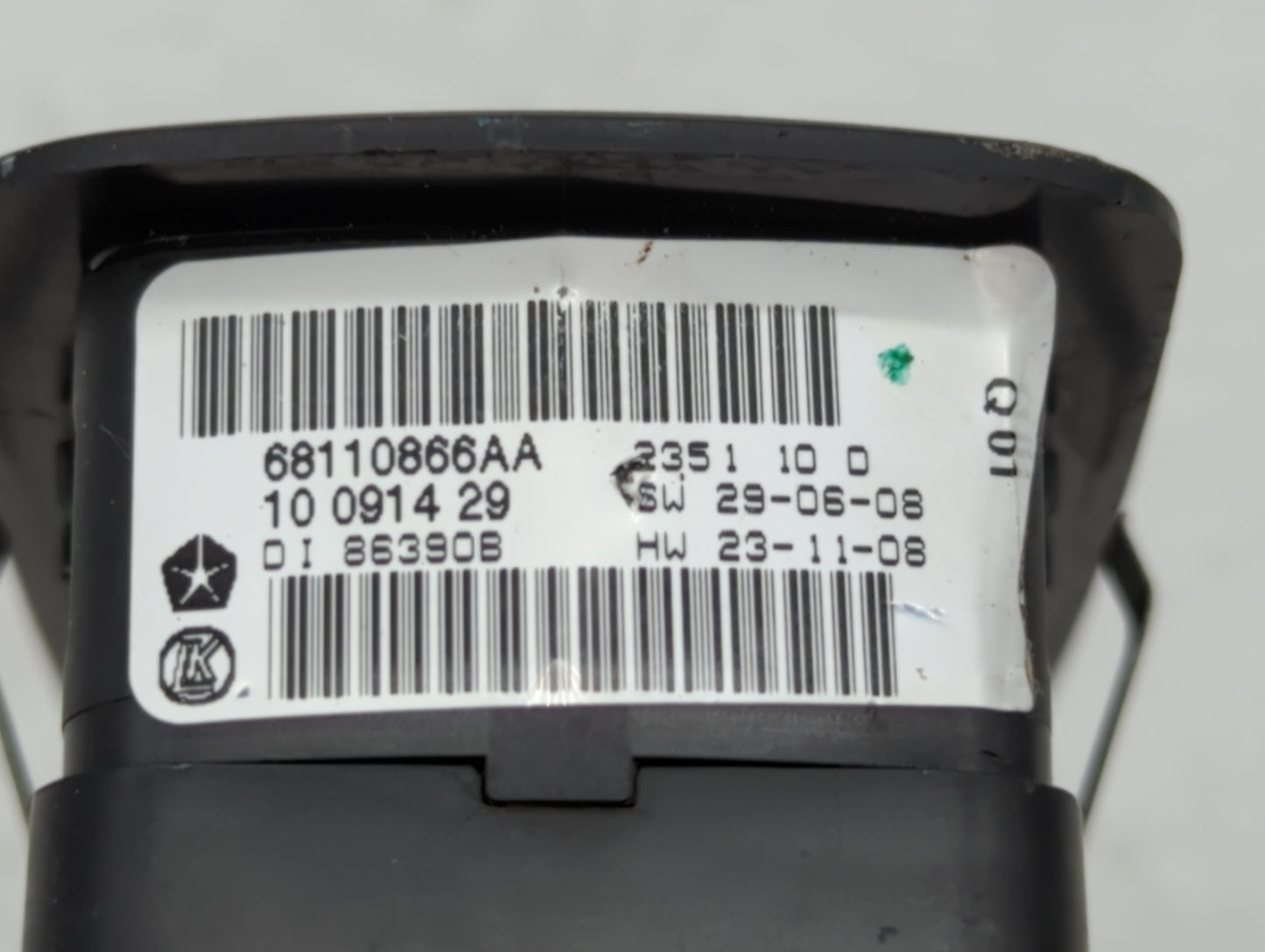 2014 Dodge Ram 1500 Master Power Window Switch Replacement Driver Side Left P/N:68148893AB P56046823AE Fits OEM Used Auto Pa
