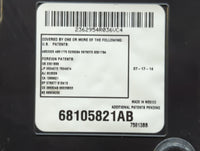 2014 Dodge Ram 1500 Center Floor Console P/N:1515914 Fits Fits 2013 2015 OEM Used Auto Parts - Oemusedautoparts1.com