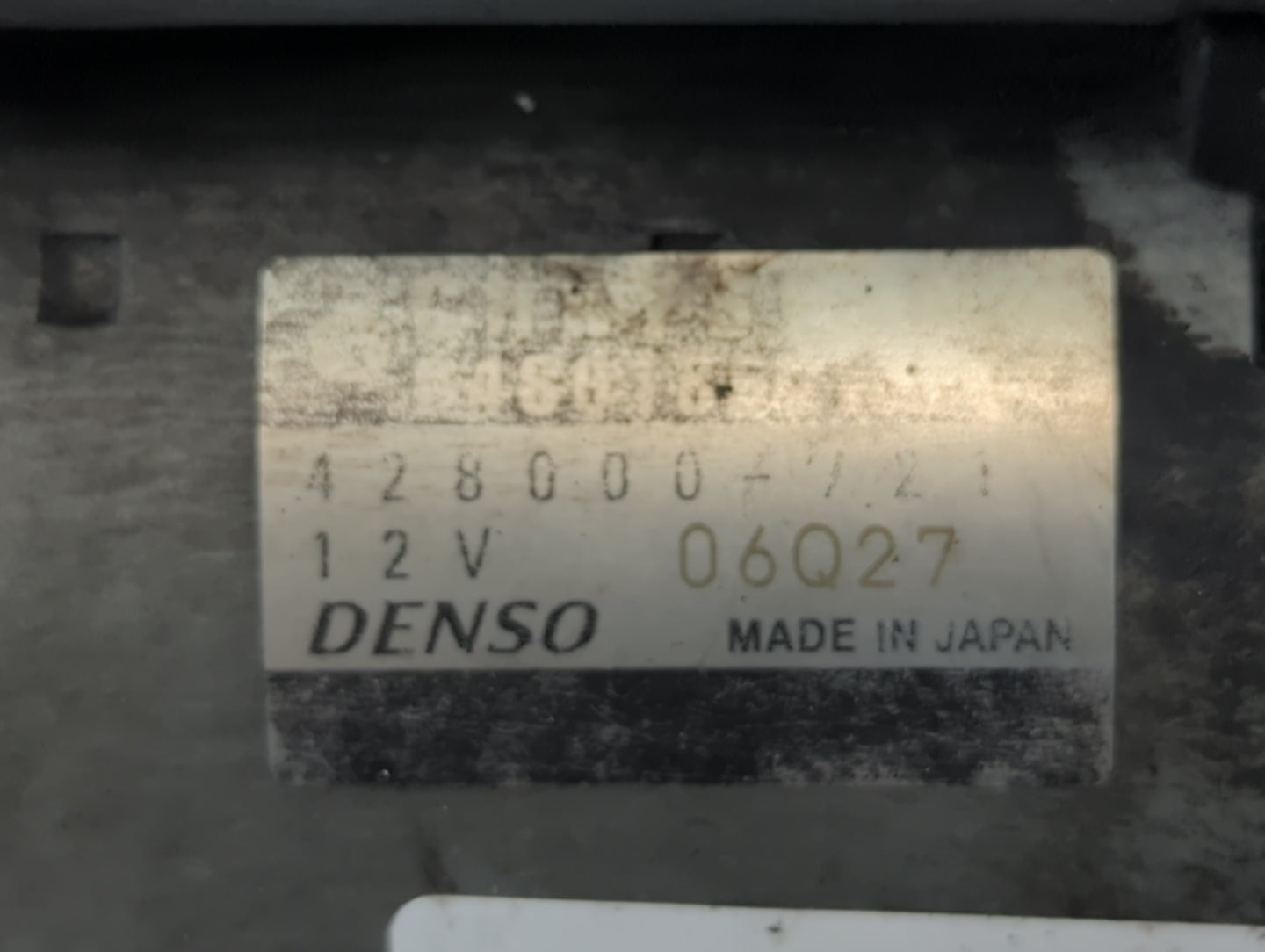 2014 Dodge Ram 1500 Car Starter Motor Solenoid OEM P/N:428000-721 Fits Fits 2011 2012 2013 2015 2016 OEM Used Auto Parts - O