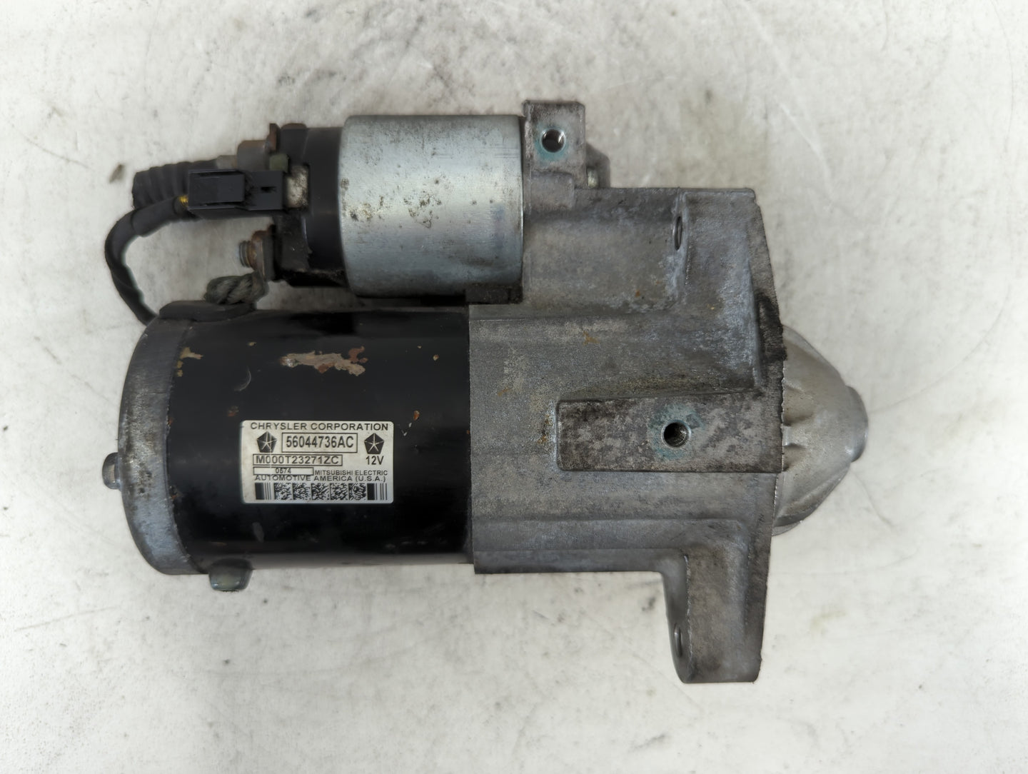 2014 Dodge Ram 1500 Car Starter Motor Solenoid OEM P/N:M000T23271ZC 56044736AC Fits OEM Used Auto Parts - Oemusedautoparts1.