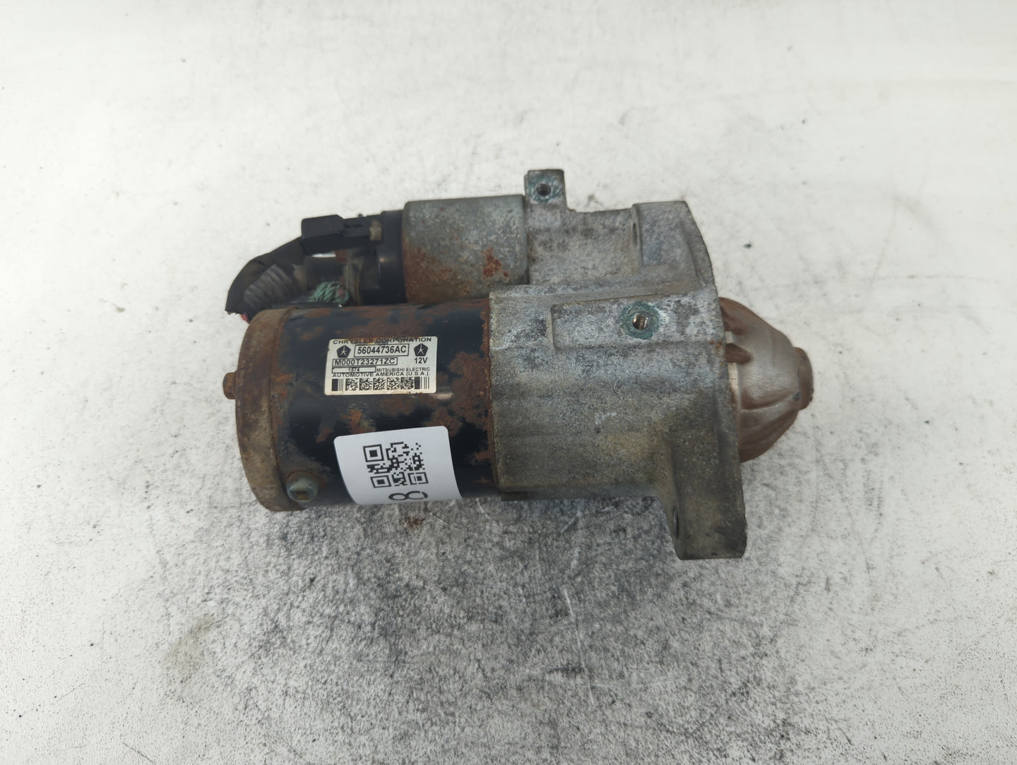 2014 Dodge Ram 1500 Car Starter Motor Solenoid OEM P/N:M000T23271ZC 56044736AC Fits OEM Used Auto Parts - Oemusedautoparts1.