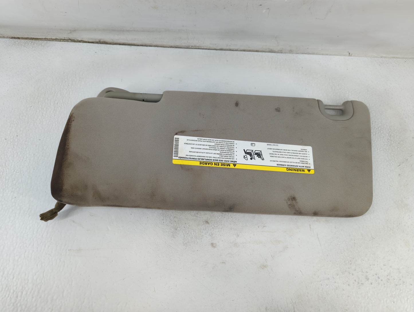 2014 Dodge Ram 1500 Sun Visor Shade Replacement Passenger Right Mirror Fits Fits 2013 2015 2016 2017 2018 OEM Used Auto Part