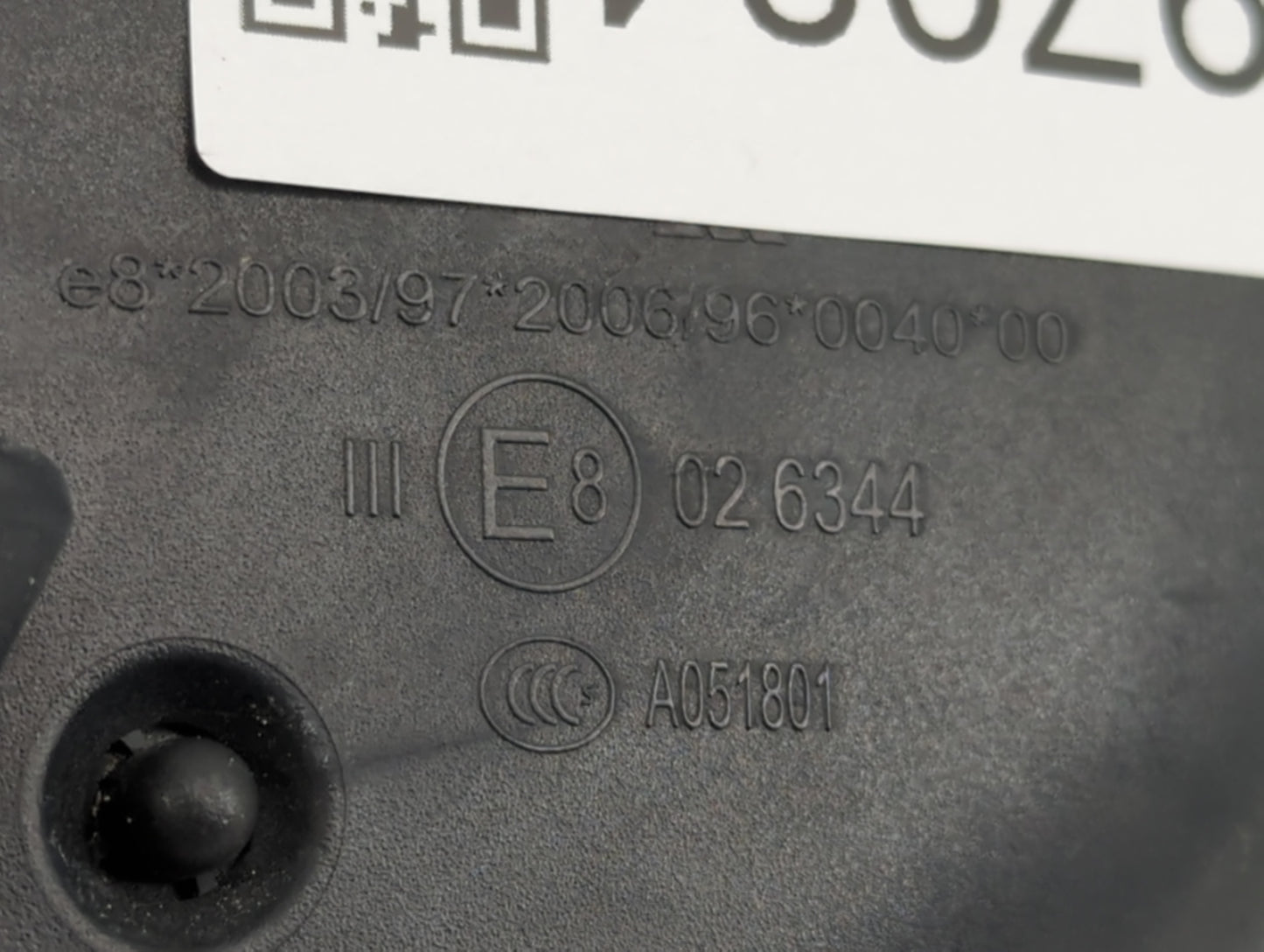 2014 Fiat 500 Passenger Side View Mirror - Right Door Mirror OEM Used - Oemusedautoparts1.com