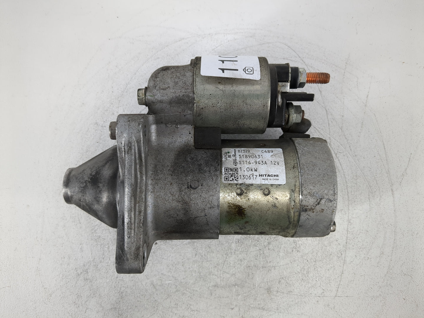 2014-2017 Fiat 500 Car Starter Motor Solenoid OEM P/N:51890631 Fits Fits 2014 2015 2016 2017 2018 OEM Used Auto Parts - Oemu