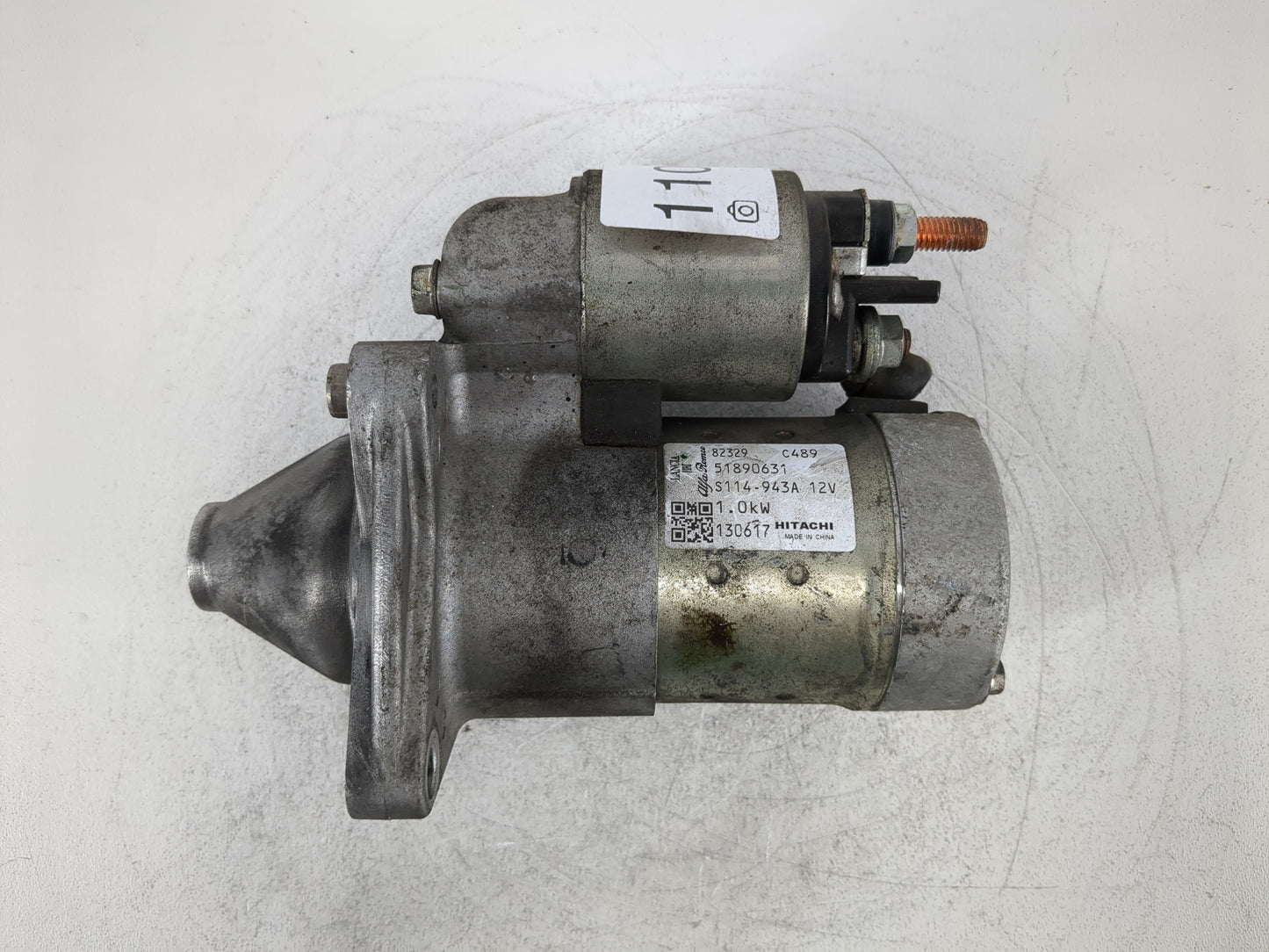 2014-2017 Fiat 500 Car Starter Motor Solenoid OEM P/N:51890631 Fits Fits 2014 2015 2016 2017 2018 OEM Used Auto Parts - Oemu
