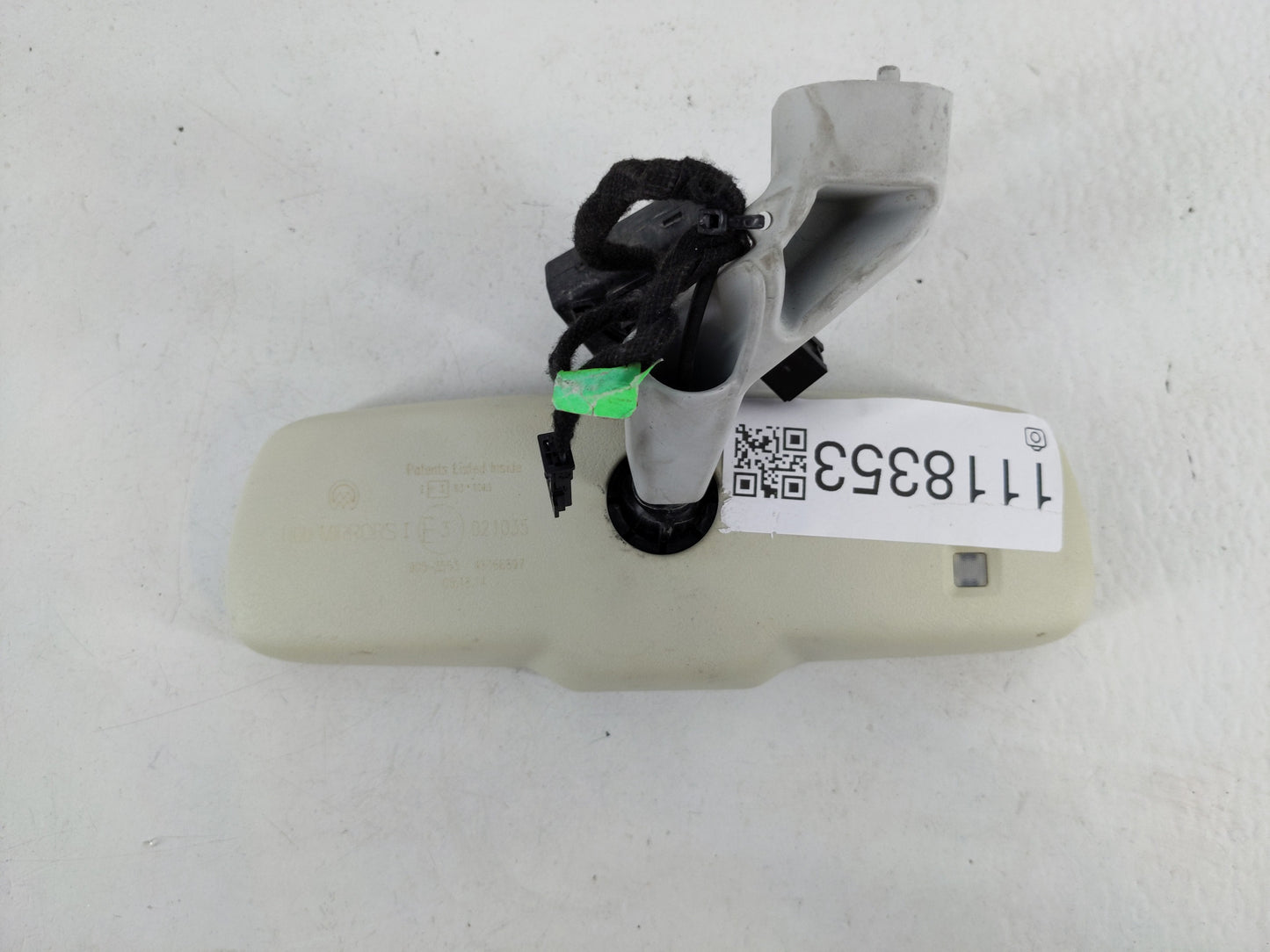 2014 Fiat 500 Interior Rear View Mirror Replacement OEM P/N:E3021035 Fits OEM Used Auto Parts - Oemusedautoparts1.com
