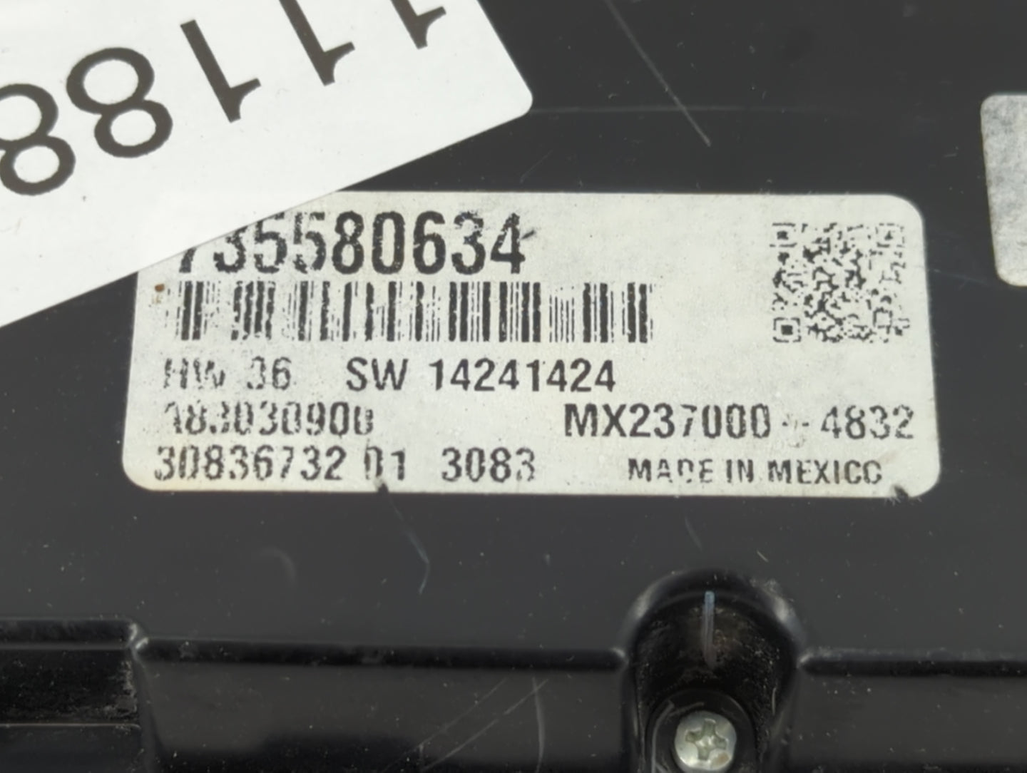 2013-2017 Fiat 500 Climate Control Module Temperature AC/Heater Replacement P/N:735580634 Fits Fits 2013 2014 2015 2016 2017