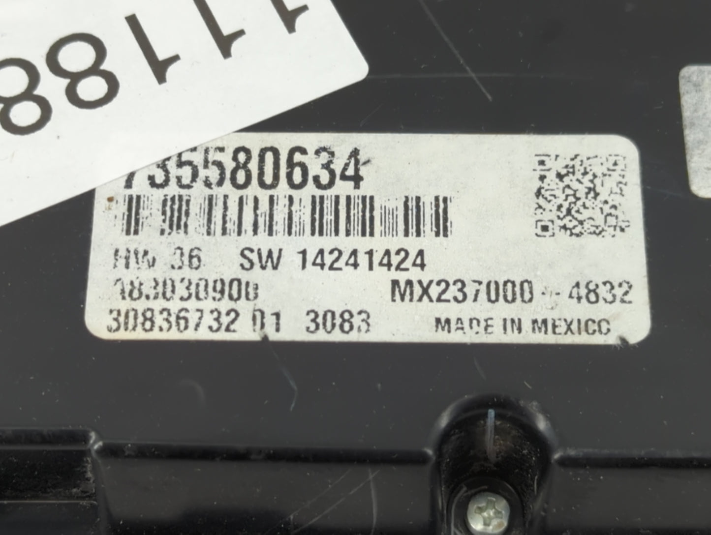 2013-2017 Fiat 500 Climate Control Module Temperature AC/Heater Replacement P/N:735580634 Fits Fits 2013 2014 2015 2016 2017