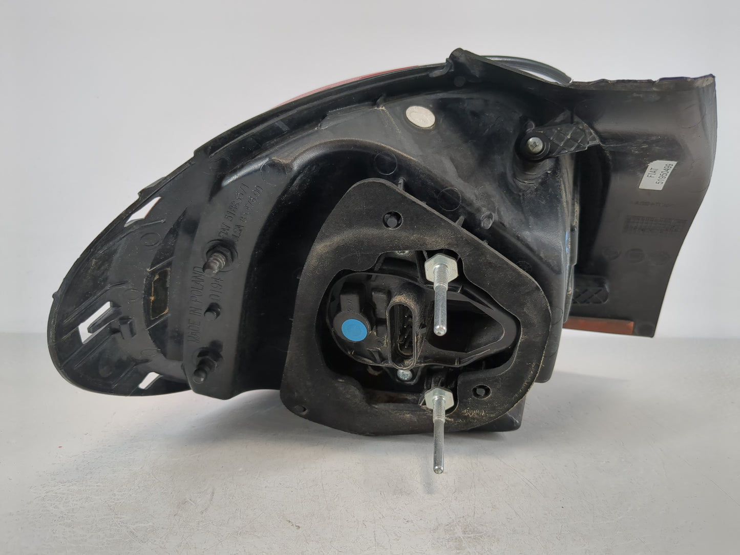 2014 Fiat 500 Tail Light Assembly Passenger Right OEM P/N:51950499 Fits OEM Used Auto Parts - Oemusedautoparts1.com