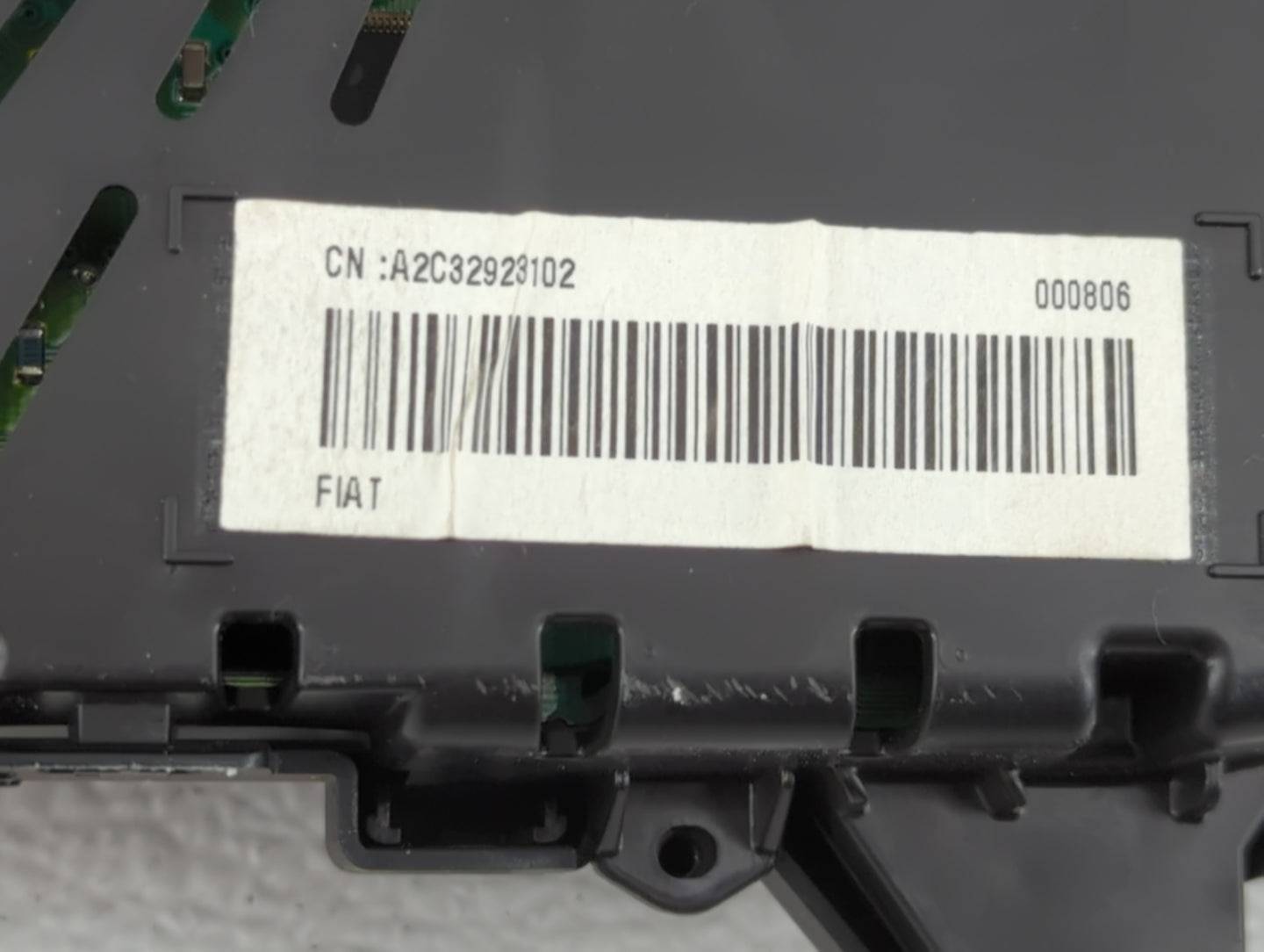 2014 Fiat 500 Instrument Cluster Speedometer Gauges P/N:A2C32923102 Fits OEM Used Auto Parts - Oemusedautoparts1.com