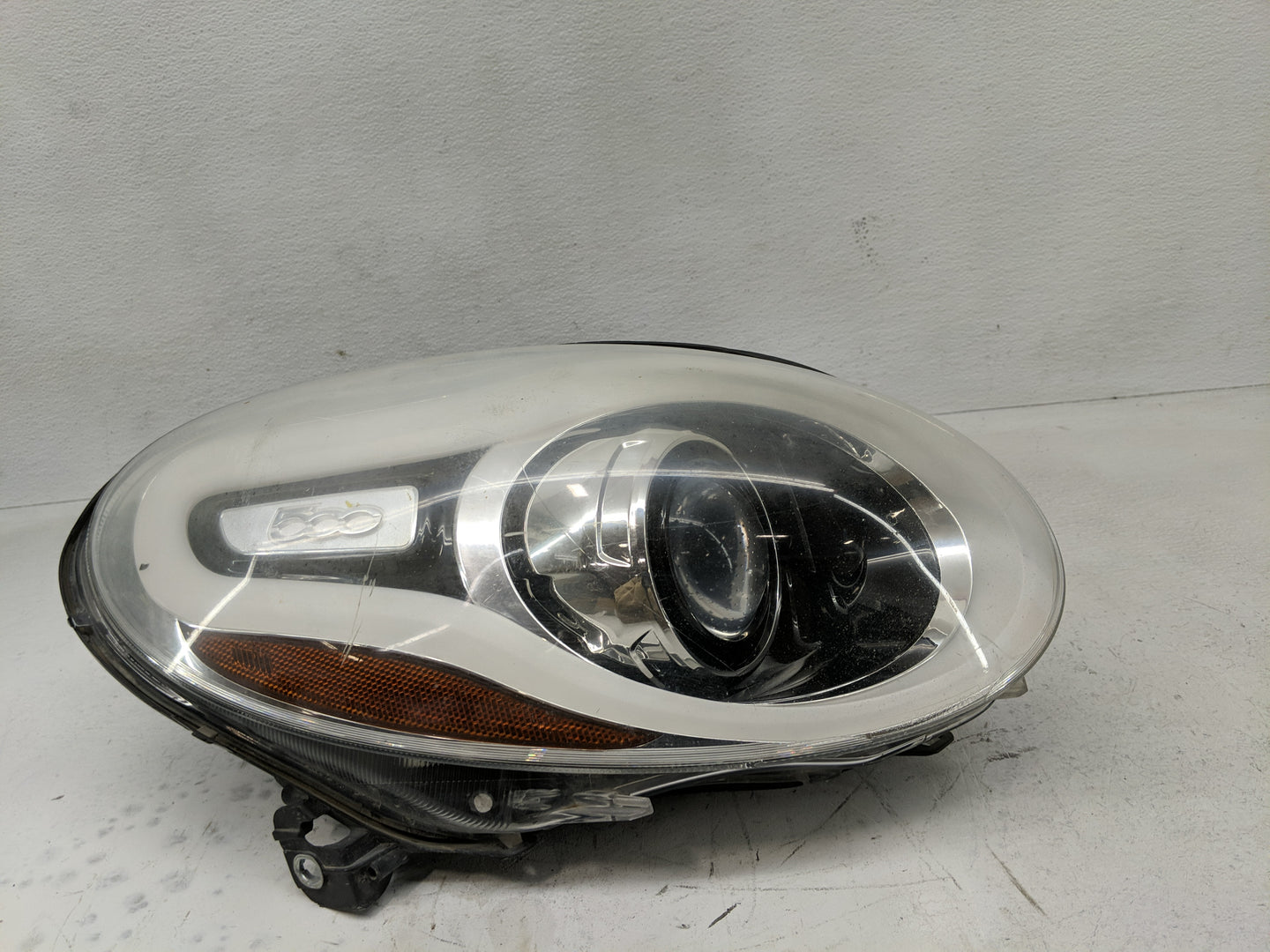 Fiat 500 Passenger Right Oem Head Light Headlight Lamp - Oemusedautoparts1.com