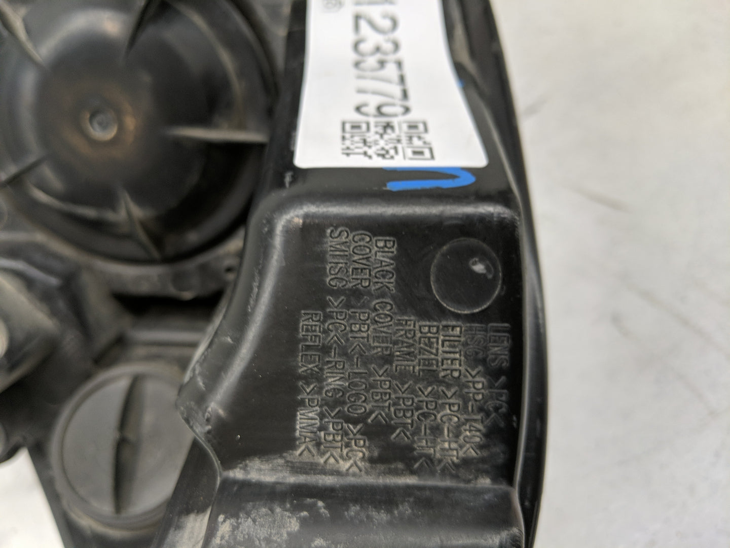 Fiat 500 Passenger Right Oem Head Light Headlight Lamp - Oemusedautoparts1.com