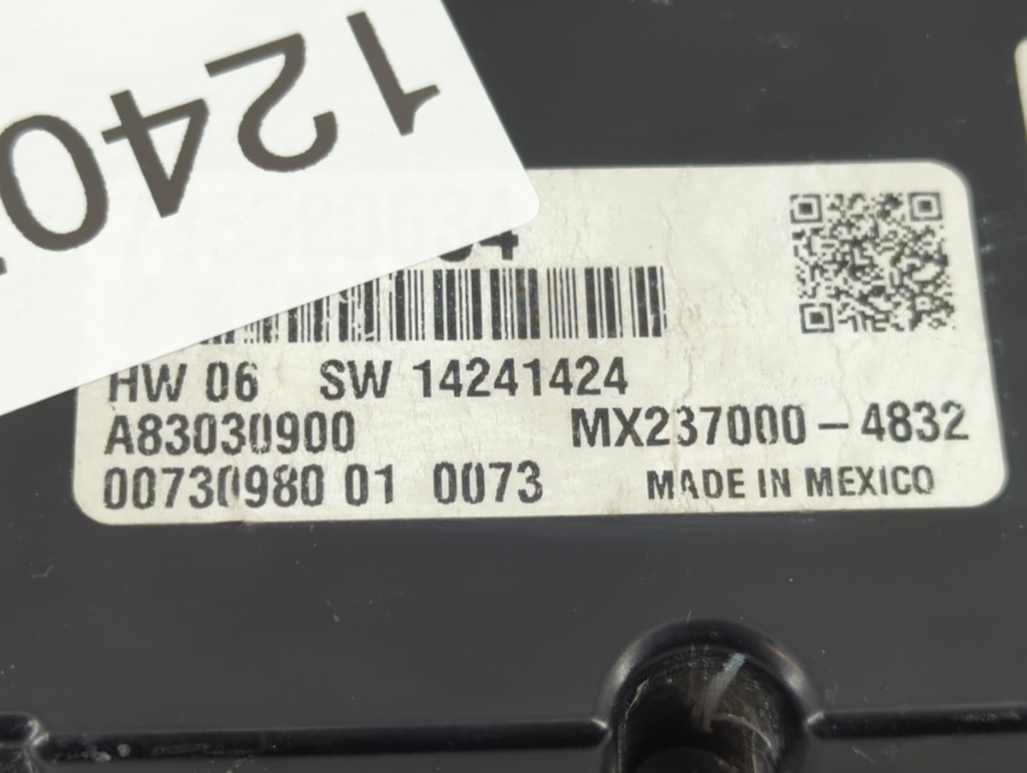 2014 Fiat 500 Climate Control Module Temperature AC/Heater Replacement P/N:MX237000-4832 Fits OEM Used Auto Parts - Oemuseda