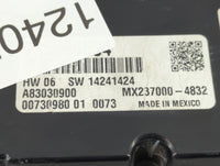 2014 Fiat 500 Climate Control Module Temperature AC/Heater Replacement P/N:MX237000-4832 Fits OEM Used Auto Parts - Oemuseda