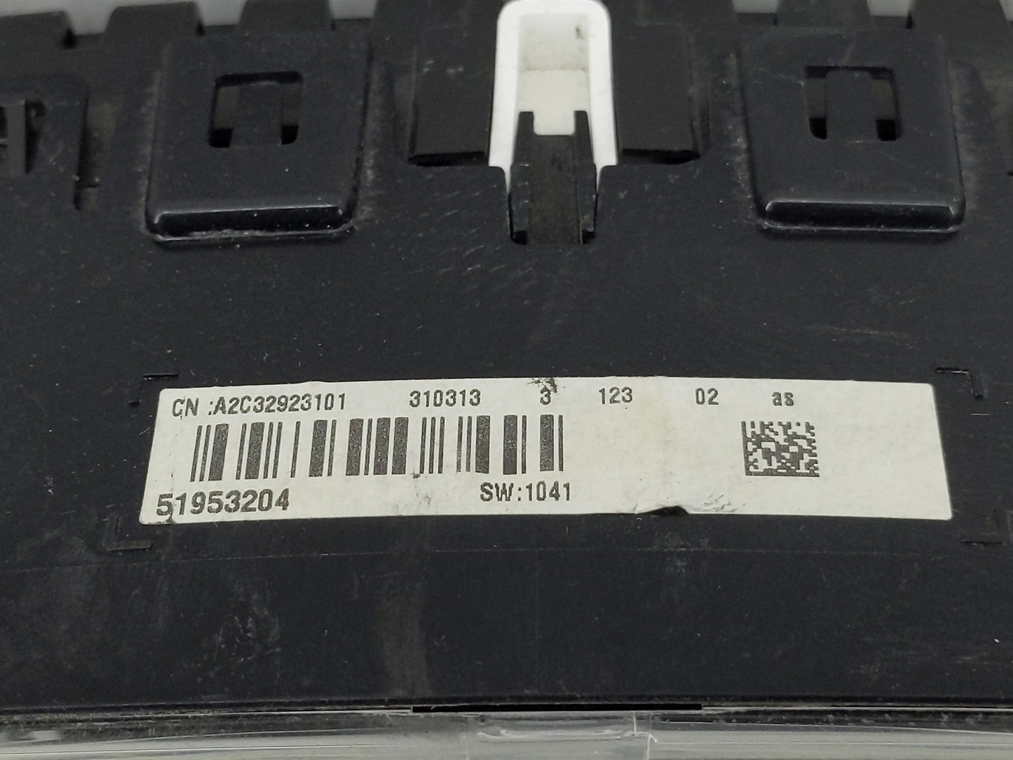 2014 Fiat 500 Instrument Cluster Speedometer Gauges P/N:51953204 Fits OEM Used Auto Parts - Oemusedautoparts1.com